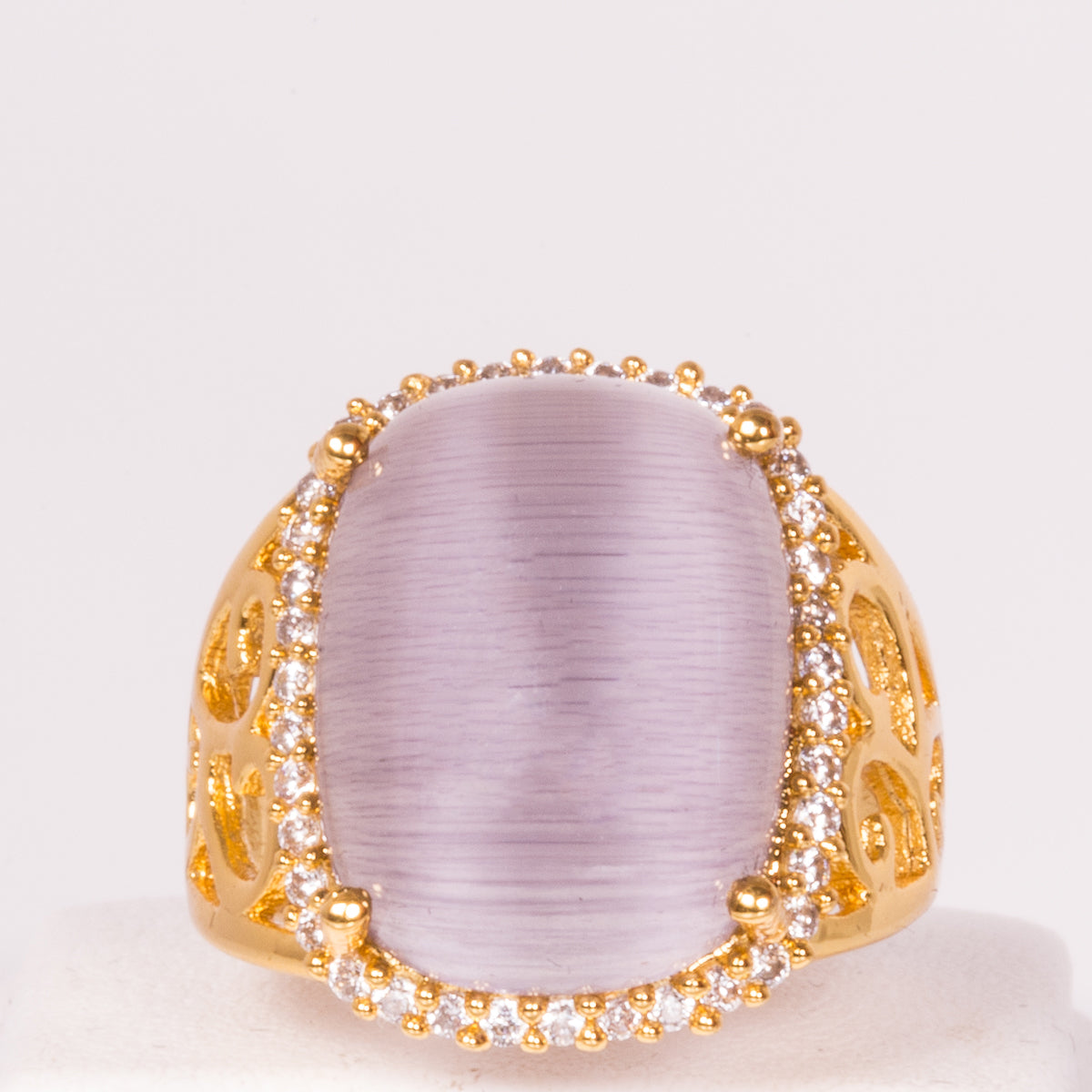 Arany tónusú Emporia Ötvözetű Gyűrű Fehér Emporia® Kristállyal ( Gyűrű ) 1 