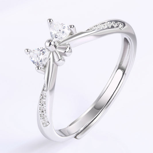 Arany tónusú Emporia Ötvözetű Gyűrű Fehér Emporia® Kristállyal