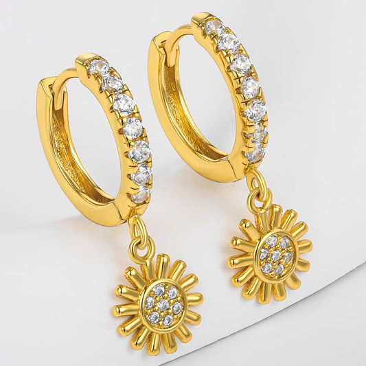 Arany tónusú Emporia Ötvözetű Fülbevaló