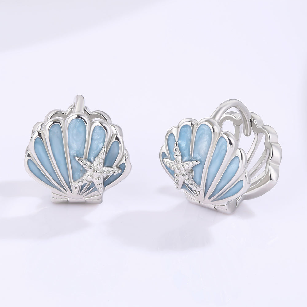 Arany tónusú Emporia Ötvözetű Fülbevaló Kék Emporia® Kristállyal 1 