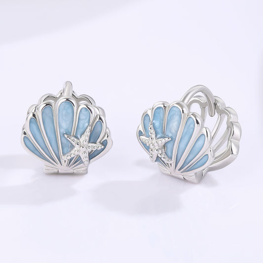 Arany tónusú Emporia Ötvözetű Fülbevaló Kék Emporia® Kristállyal