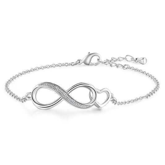 Arany tónusú Emporia Ötvözetű Karkötő Fehér Emporia® Kristállyal