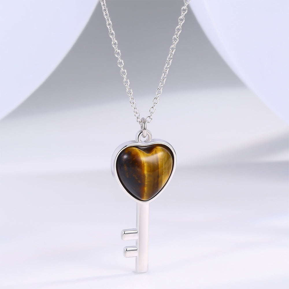 Arany tónusú Emporia Ötvözetű Nyaklánc Barna Emporia® Kristállyal 1 