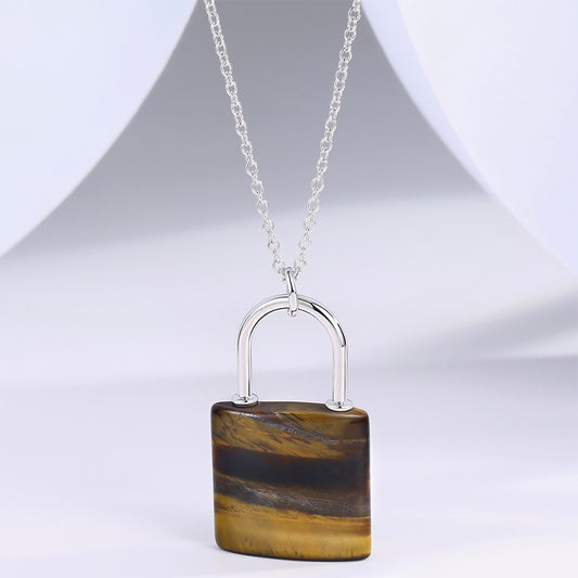 Arany tónusú Emporia Ötvözetű Nyaklánc Barna Emporia® Kristállyal