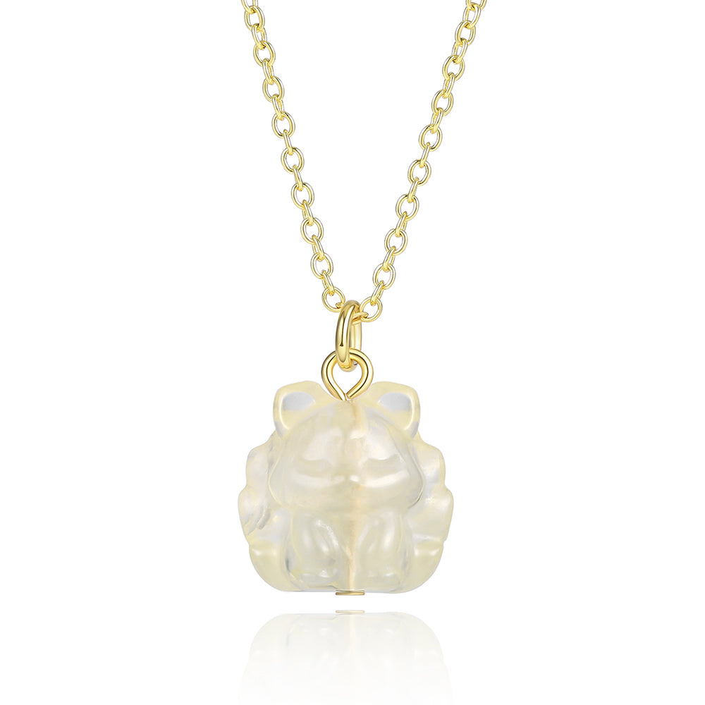 Arany tónusú Emporia Ötvözetű Nyaklánc Fehér Emporia® Kristállyal 1 