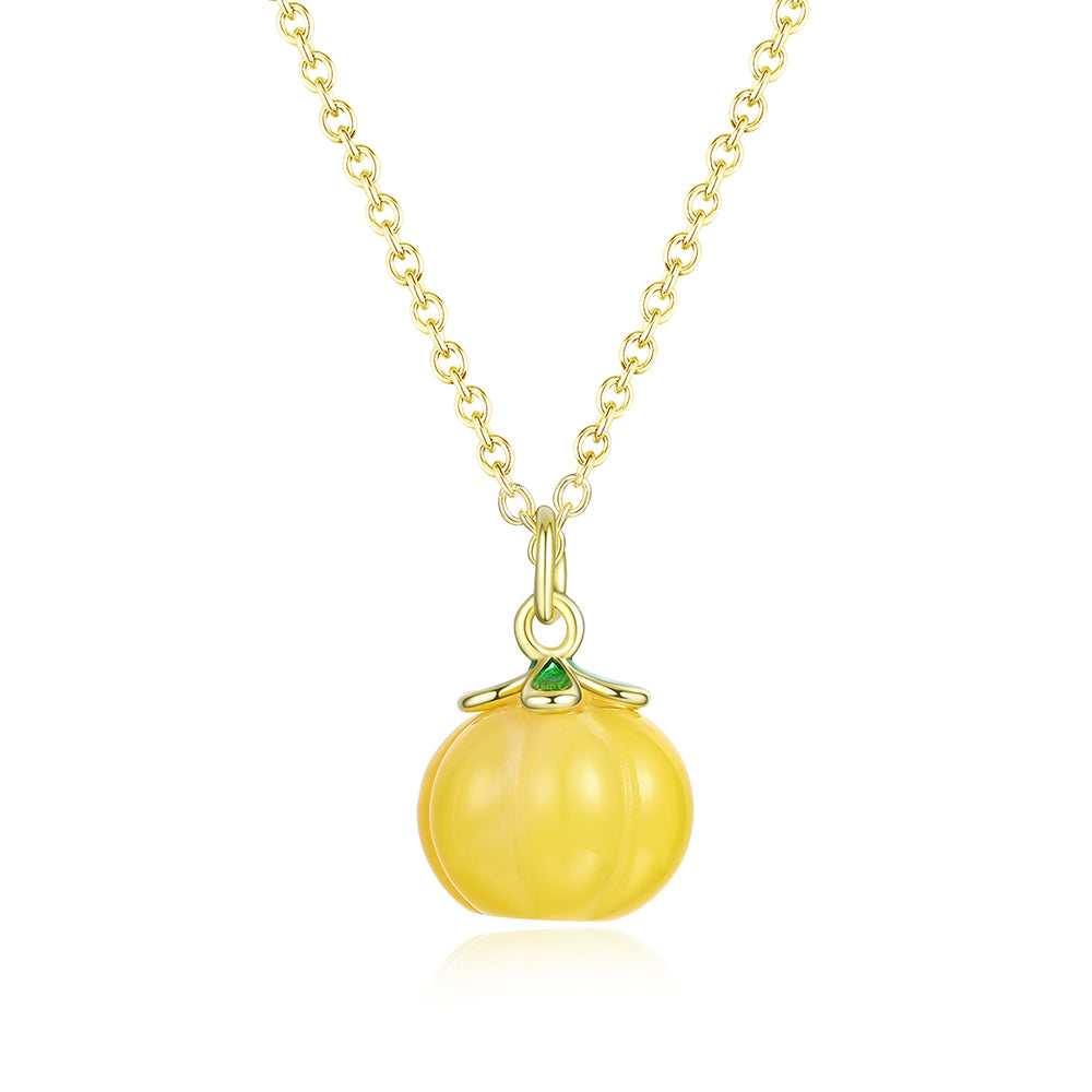 Arany tónusú Emporia Ötvözetű Nyaklánc Sárga Emporia® Kristállyal 1 