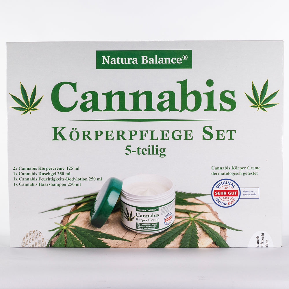 Cannabis kozmetikai szett kendermagolajjal hajra és testre