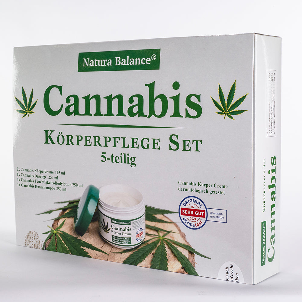 Cannabis kozmetikai szett kendermagolajjal hajra és testre