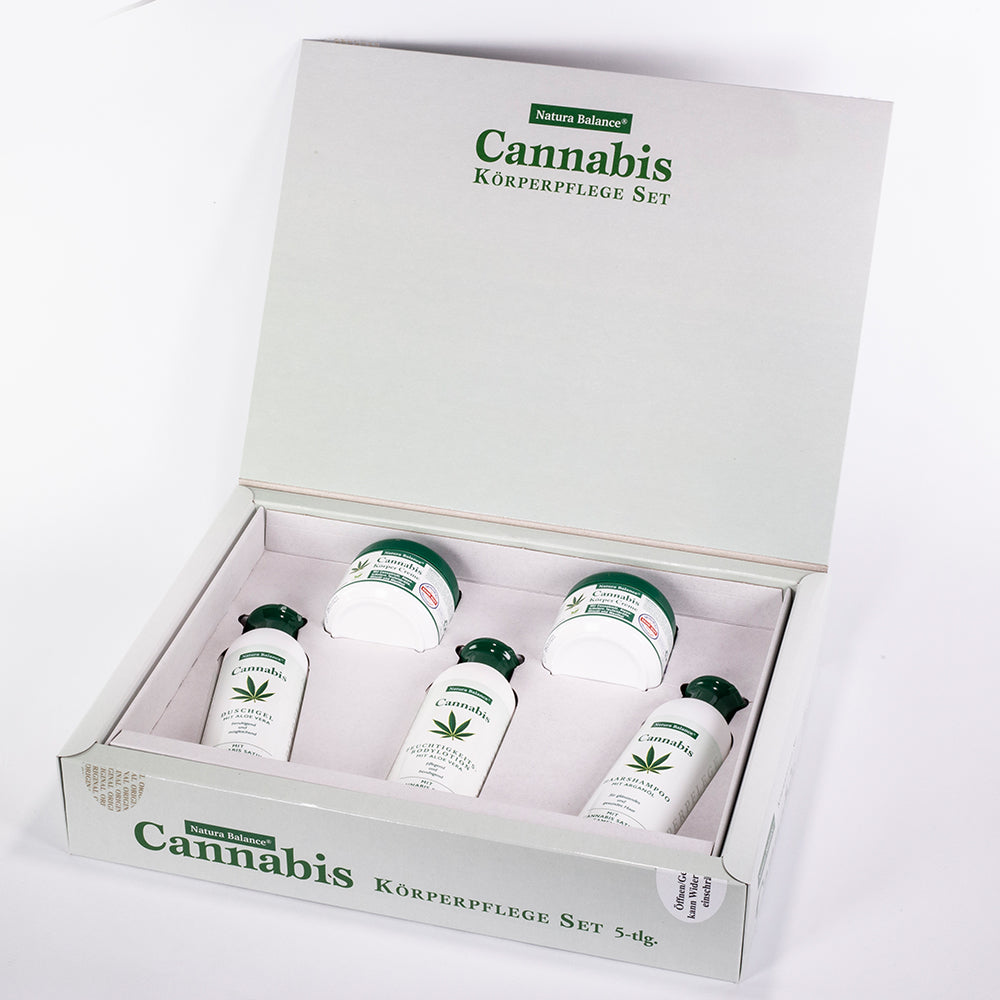 Cannabis kozmetikai szett kendermagolajjal hajra és testre