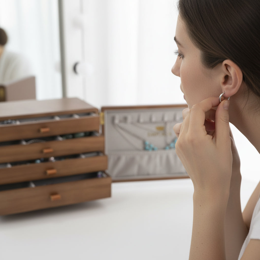 Emporia többszintes ékszer rendszerező mini komód 5 