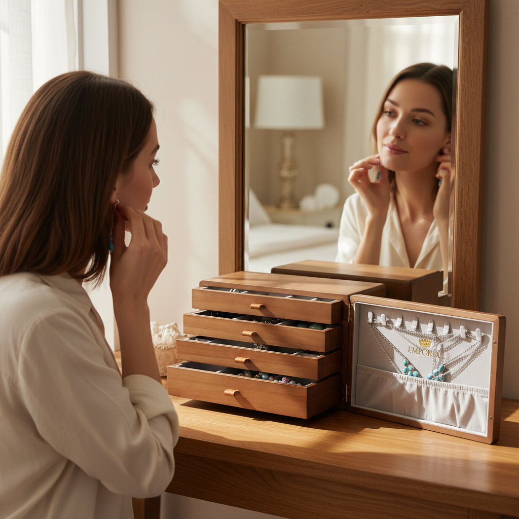 Emporia többszintes ékszer rendszerező mini komód