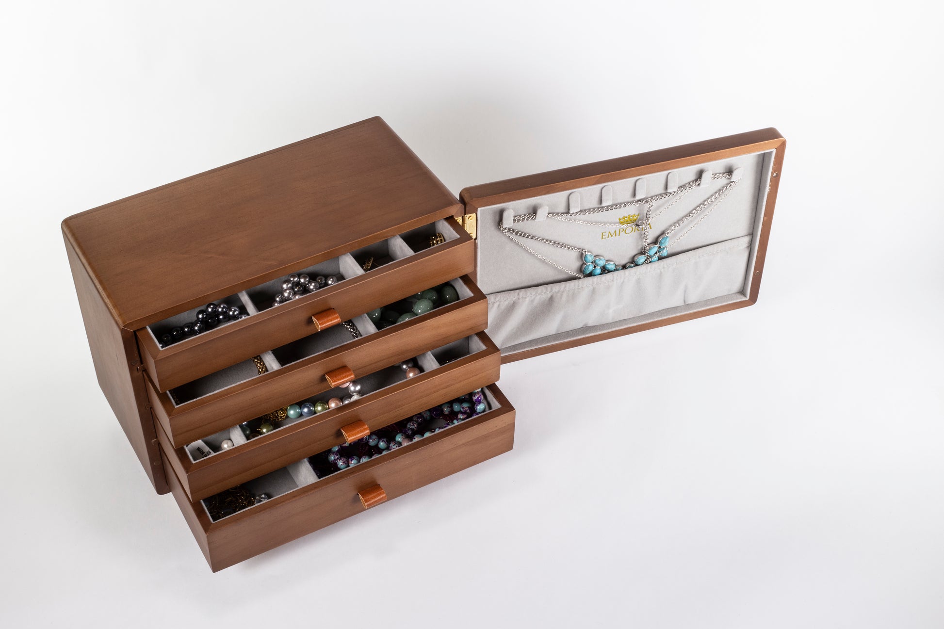 Emporia többszintes ékszer rendszerező mini komód 8 