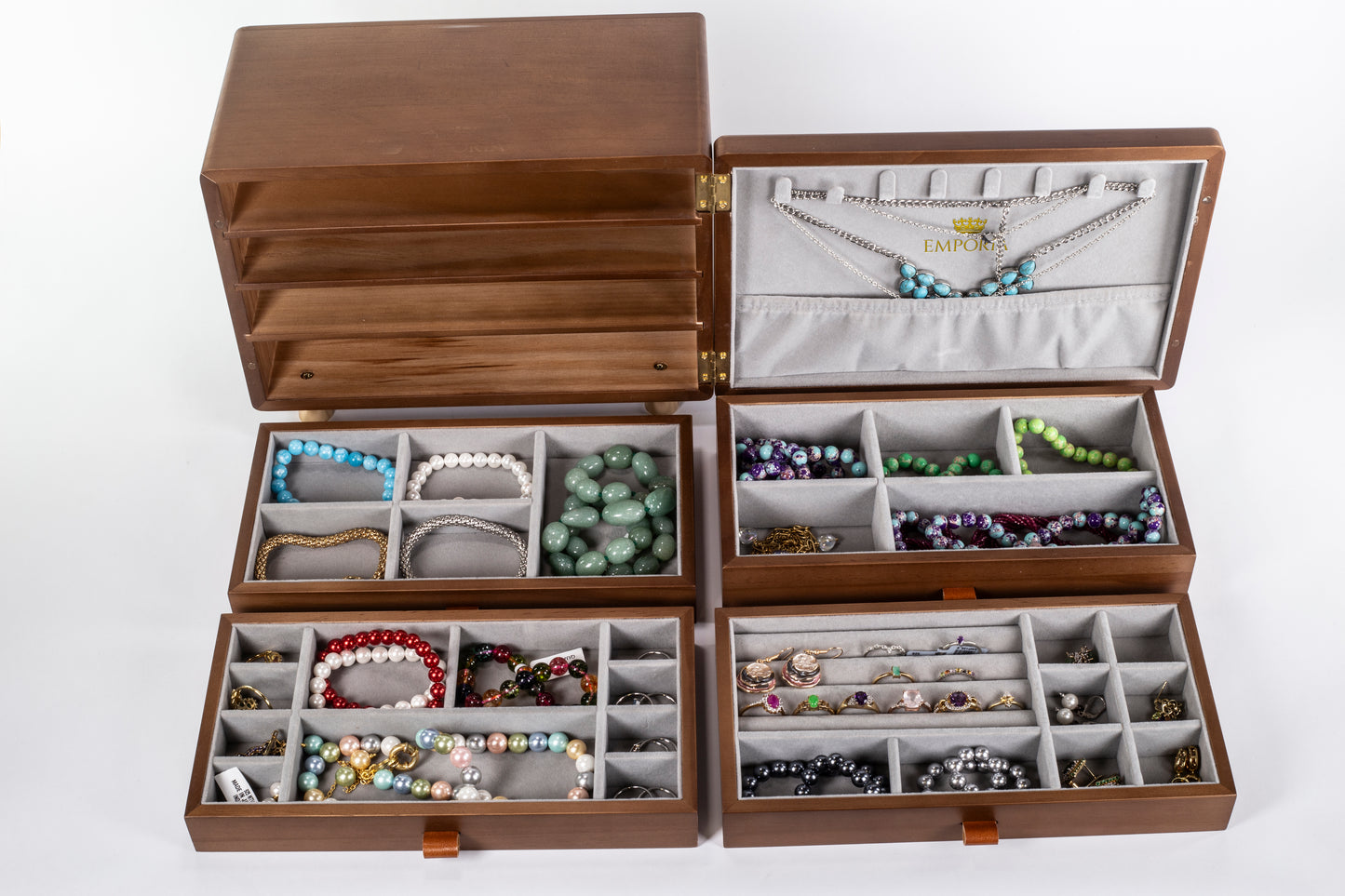 Emporia többszintes ékszer rendszerező mini komód