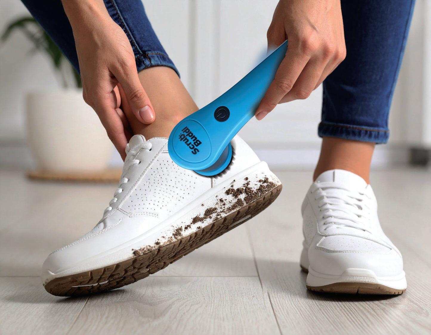 Scrub Buddi elektromos cipőtisztító 3 cserélhető fejjel