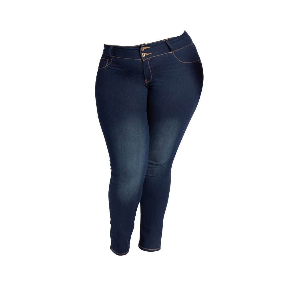 MyFit Jeans Leggings – Minden testalkatra passzoló farmerhatású leggings (EU méret: 44-50) 2 