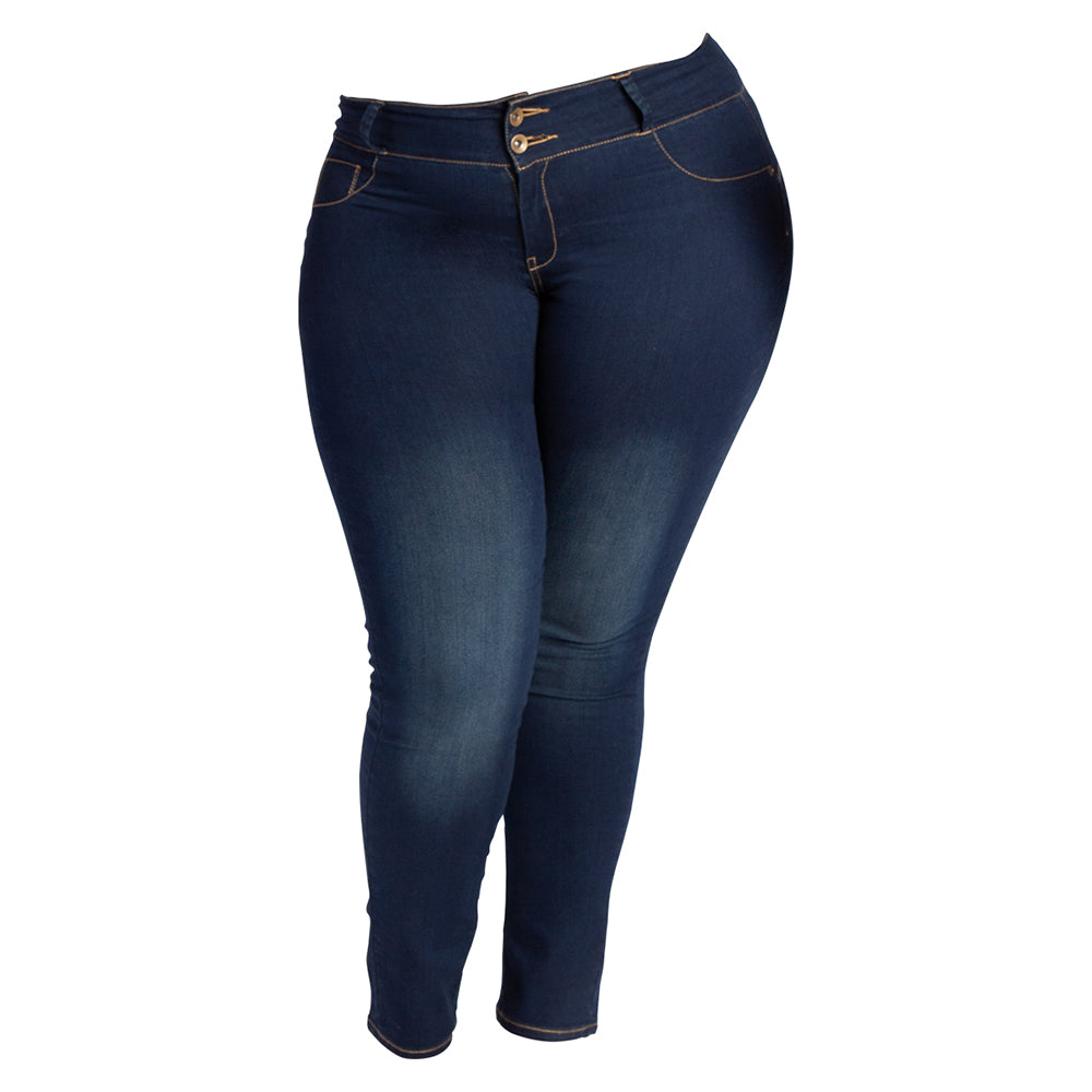 MyFit Jeans Leggings – Minden testalkatra passzoló farmerhatású leggings (EU méret: 44-50) 3 