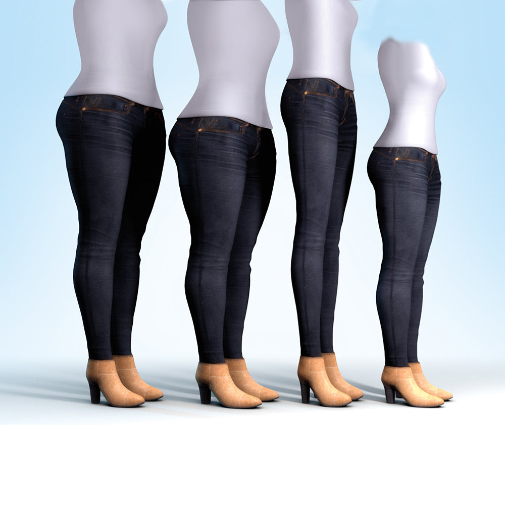 MyFit Jeans Leggings – Minden testalkatra passzoló farmerhatású leggings (EU méret: 44-50) 6 
