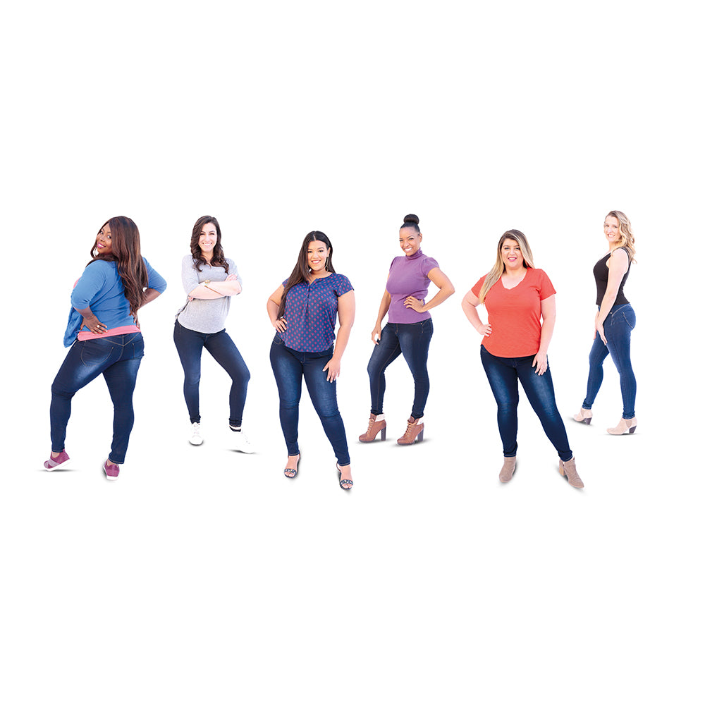 MyFit Jeans Leggings – Minden testalkatra passzoló farmerhatású leggings (EU méret: 44-50) 7 