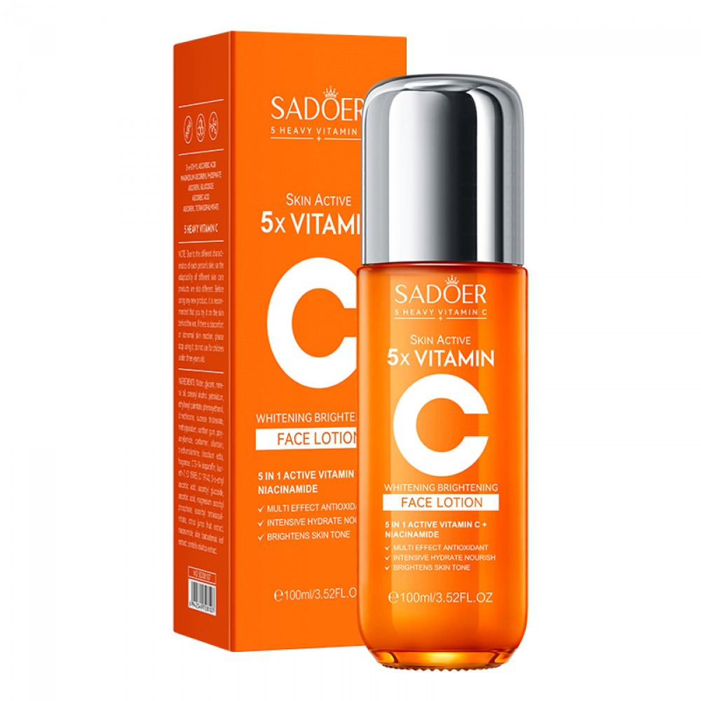 SADOER 5 Heavy Vitamin C Whitening and Firming Moisturizing Lotion 100ml 1 