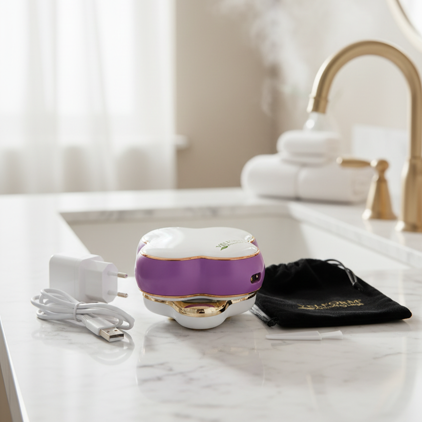 Velform újratölthető, fájdalommentes szőrtelenítő készülék 18K arany bevonatú fejjel