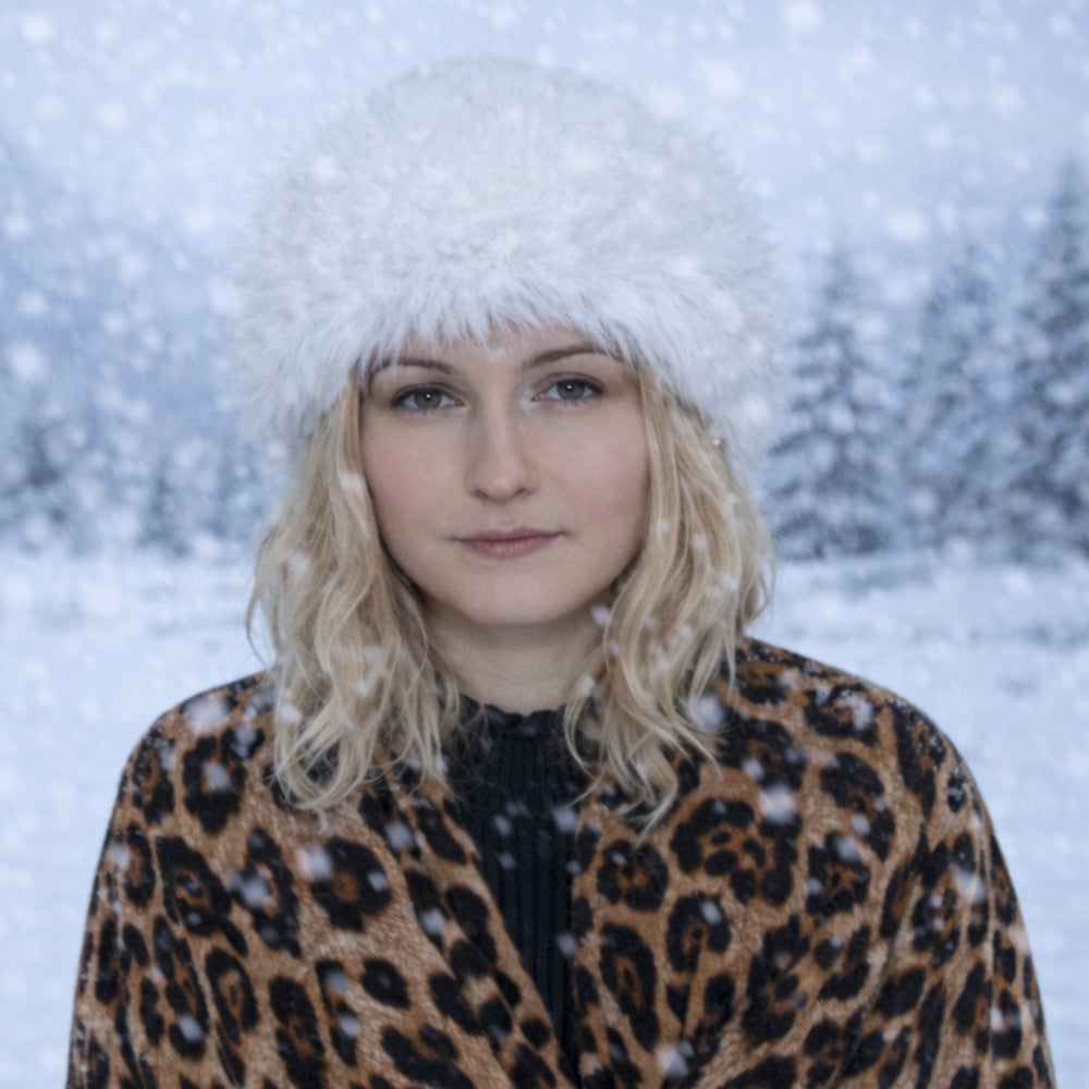 Bézs műszőrme téli sapka – egyméretes 1 