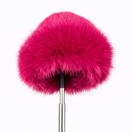 Rózsaszín műszőrme téli sapka – egyméretes