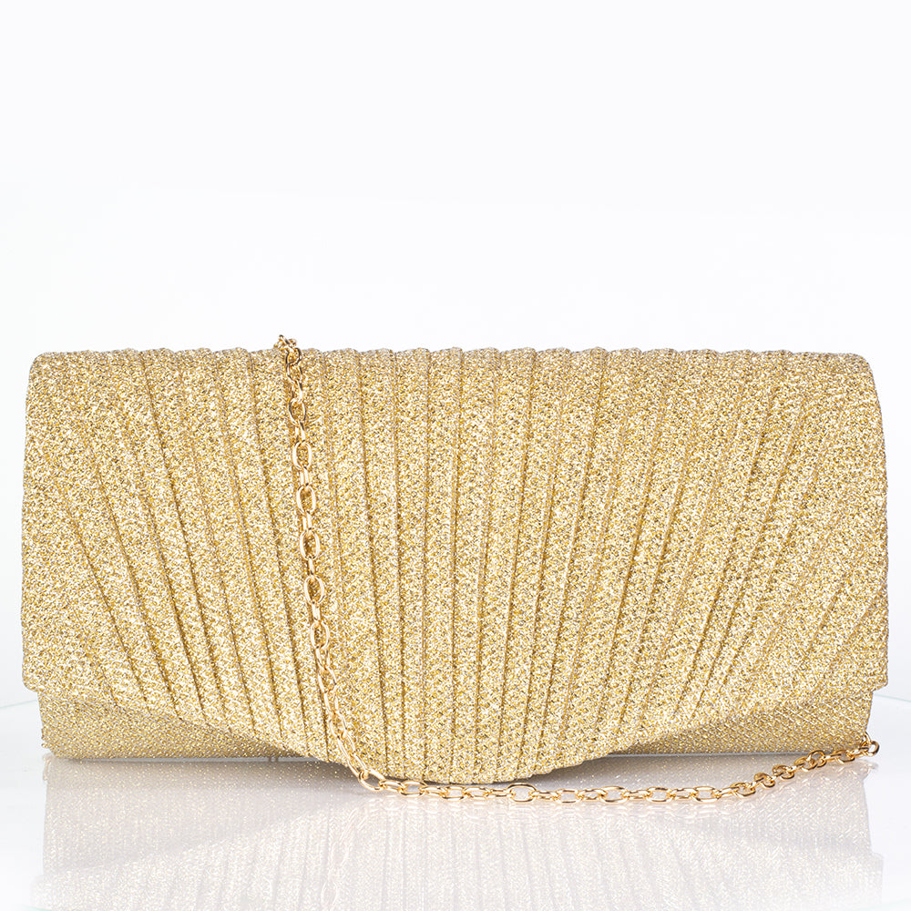 Arany tónusú Emporia Ötvözetű Táska Fehér Emporia® Kristállyal ( Nyaklánc+Fülbevaló+Karkötő+Gyűrű ) 9 