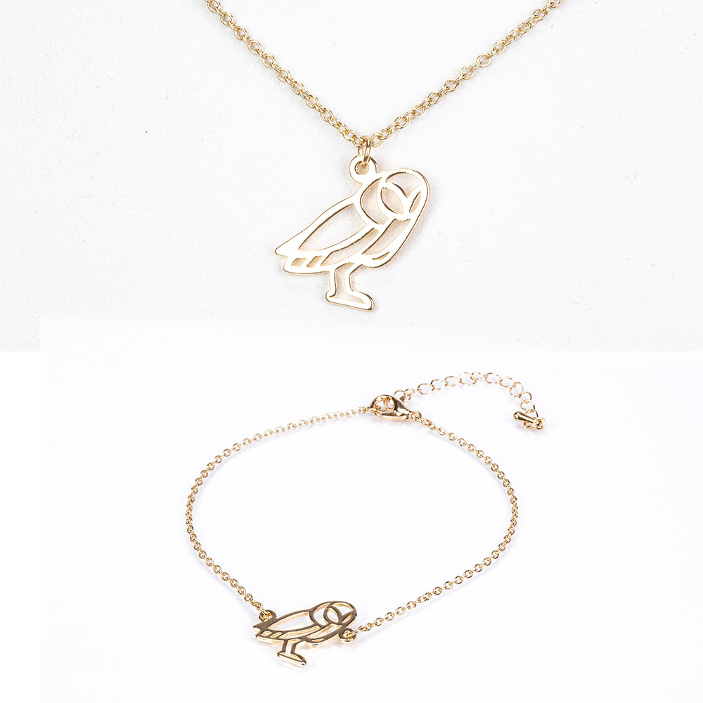 Arany tónusú Emporia Ötvözetű Szett ( Nyaklánc+Karkötő )