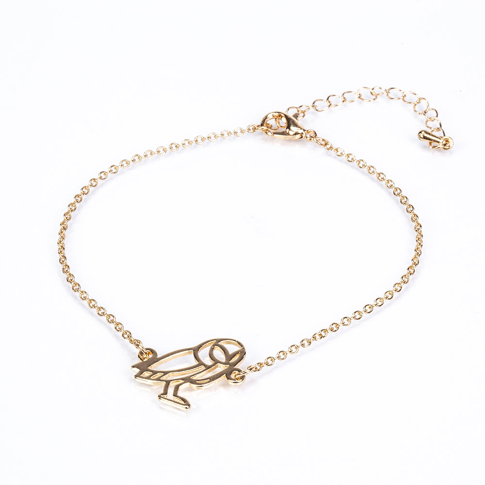 Arany tónusú Emporia Ötvözetű Szett ( Nyaklánc+Karkötő ) 3 