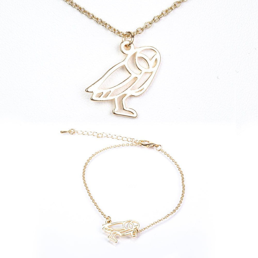 Arany tónusú Emporia Ötvözetű Szett ( Nyaklánc+Karkötő ) 4 