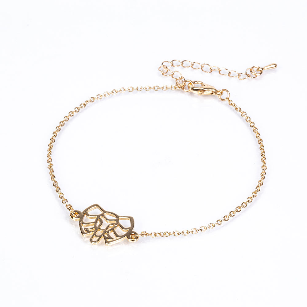 Arany tónusú Emporia Ötvözetű Szett ( Nyaklánc+Karkötő ) 3 