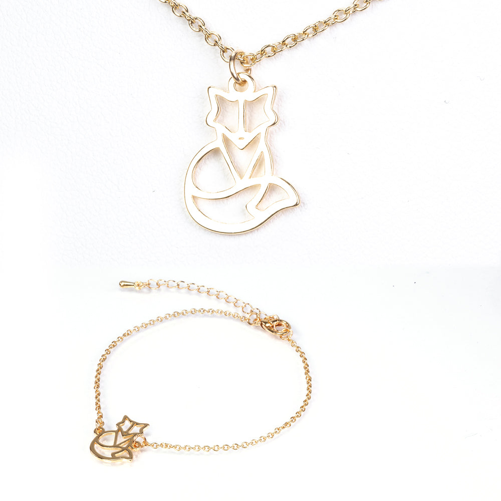 Arany tónusú Emporia Ötvözetű Szett ( Nyaklánc+Karkötő )