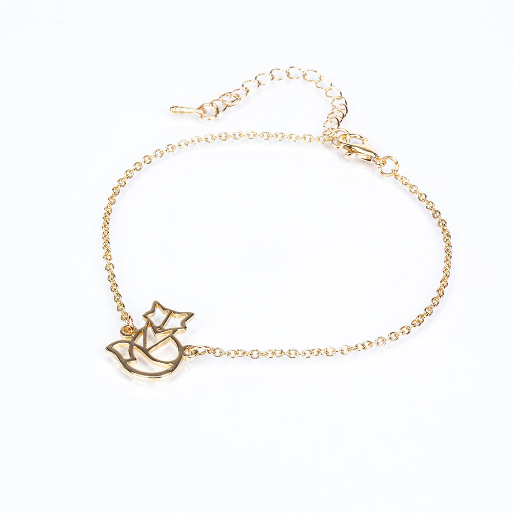 Arany tónusú Emporia Ötvözetű Szett ( Nyaklánc+Karkötő )