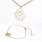 Arany tónusú Emporia Ötvözetű Szett ( Nyaklánc+Karkötő )