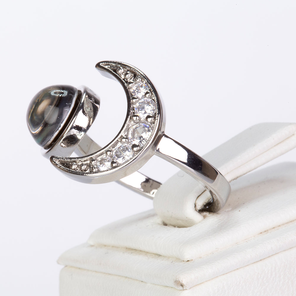 Arany tónusú Emporia Ötvözetű Gyűrű Fehér Emporia® Kristállyal