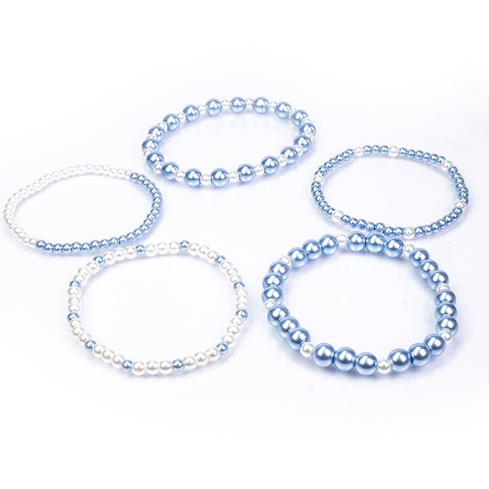 Gyöngy Szett Üveggyönggyel ( Karkötő )