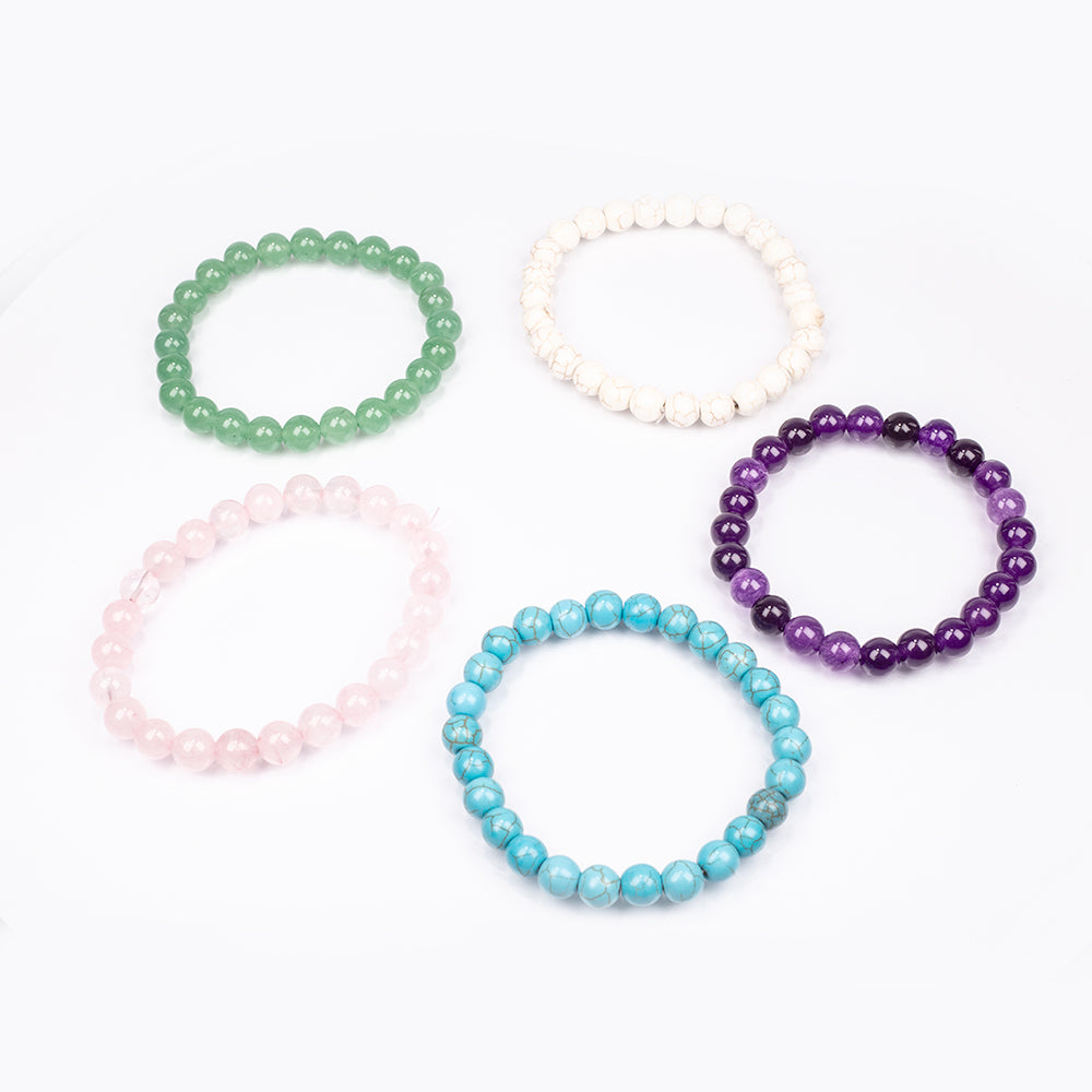 5 Darabos ásvány karkötő szett 1 