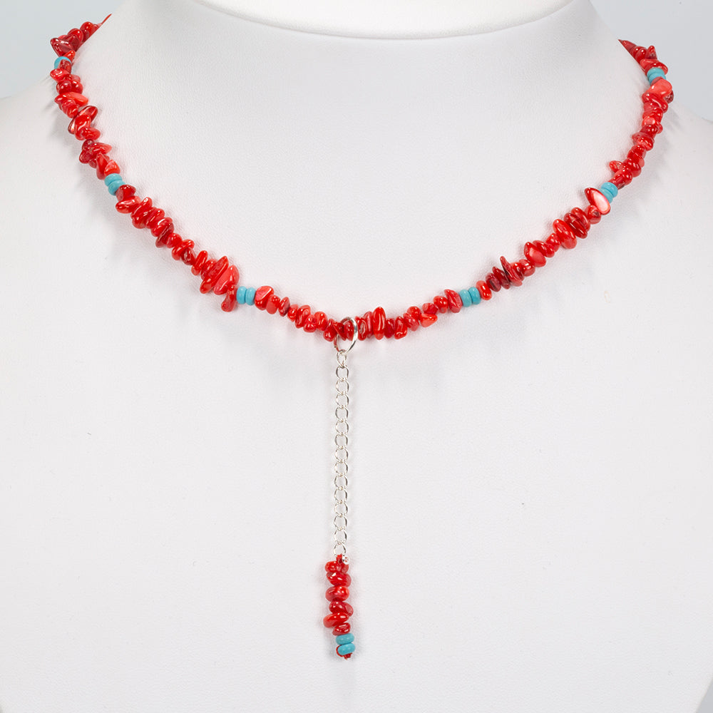 Ezüst Nyaklánc Türkizzel 1 