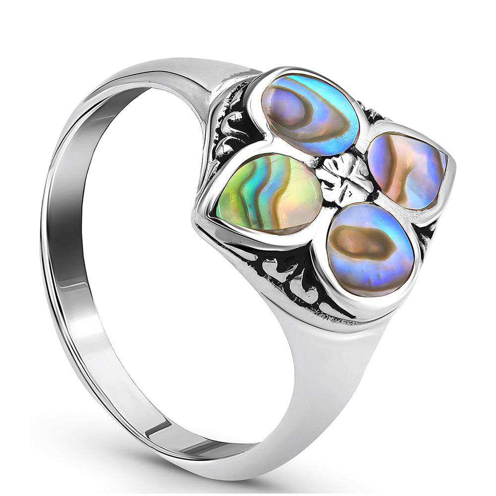 Ezüst Gyűrű Abalone Kagylóval 1 