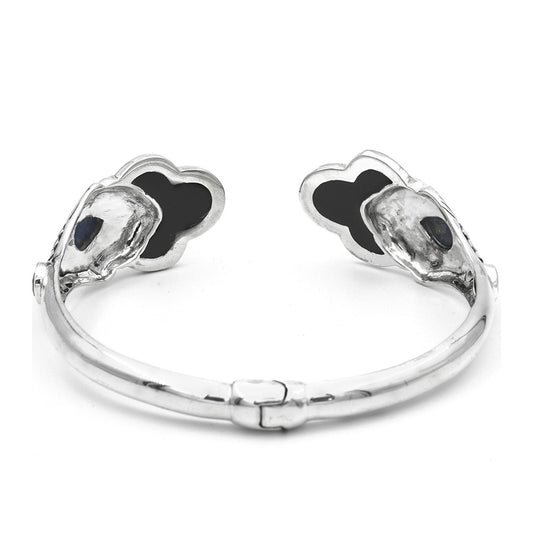 Ezüst Karkötő Abalone Kagylóval és Lapisz Lazulival