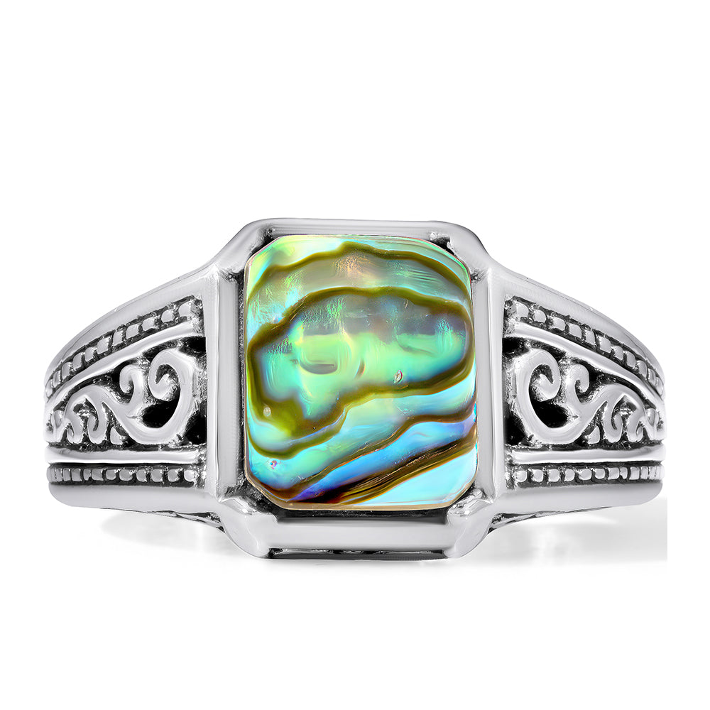 Ezüst Gyűrű Abalone Kagylóval 1 