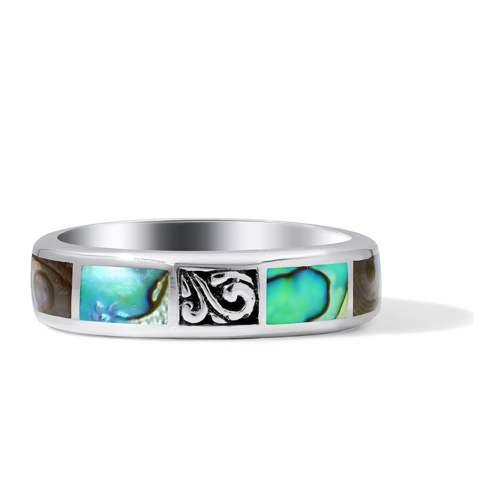 Ezüst Gyűrű Abalone Kagylóval 1 