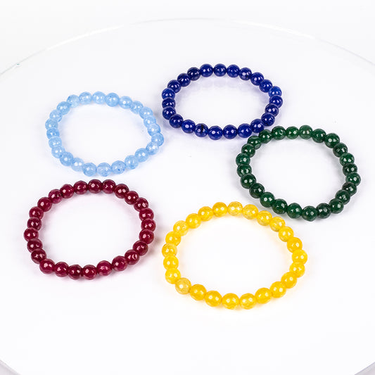 Nugget Szett Sárga Jádéval és Zöld Jádéval ( Karkötő )