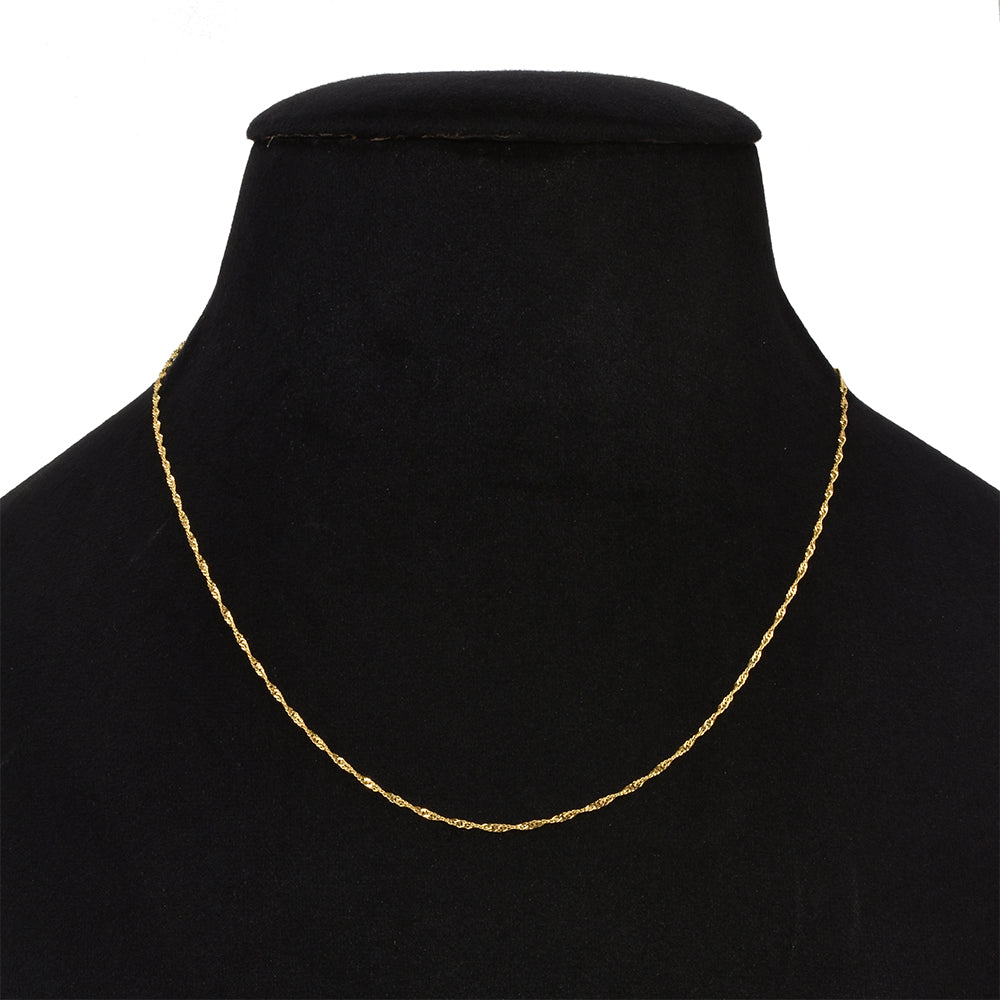 Arannyal Bevont Ezüst Lánc 5 