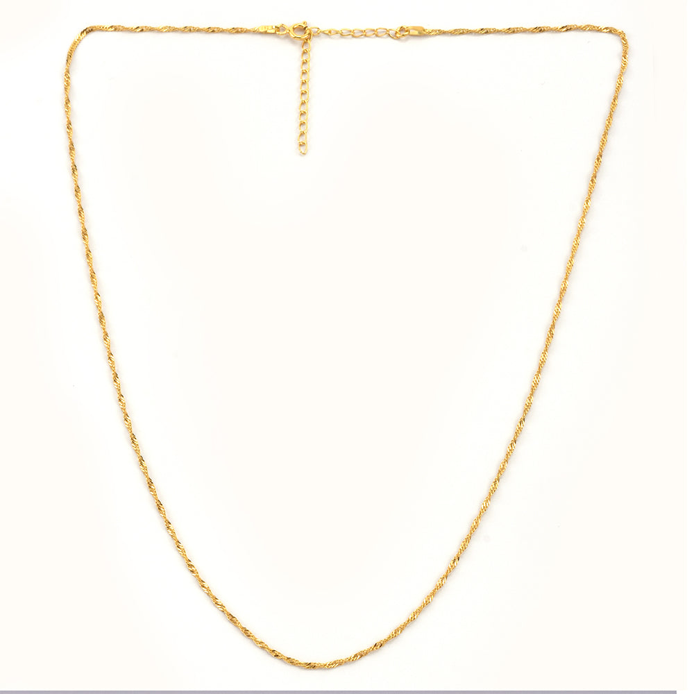 Arannyal Bevont Ezüst Lánc 3 