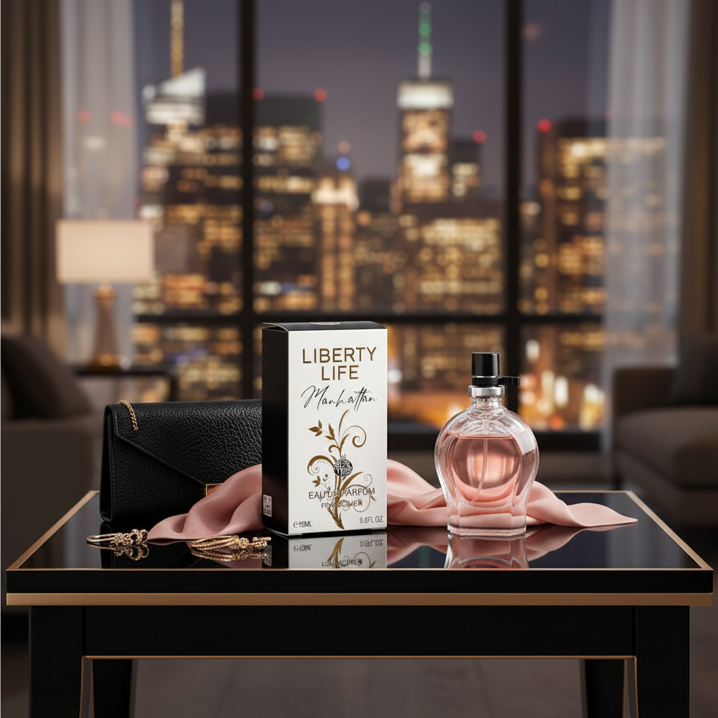 15ml EDP "LIBERTY LIFE MANHATTAN" – fás-zöld, aromás illat