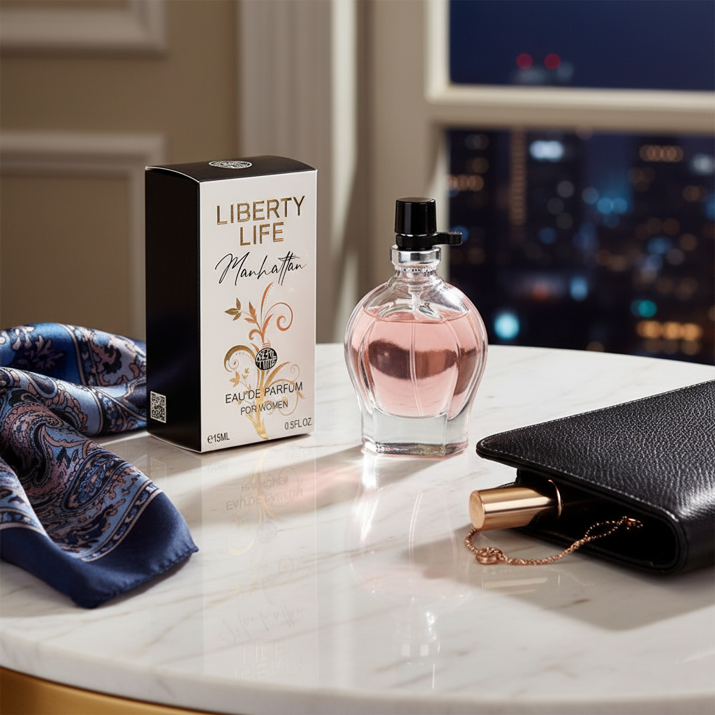 15ml EDP "LIBERTY LIFE MANHATTAN" – fás-zöld, aromás illat 6 