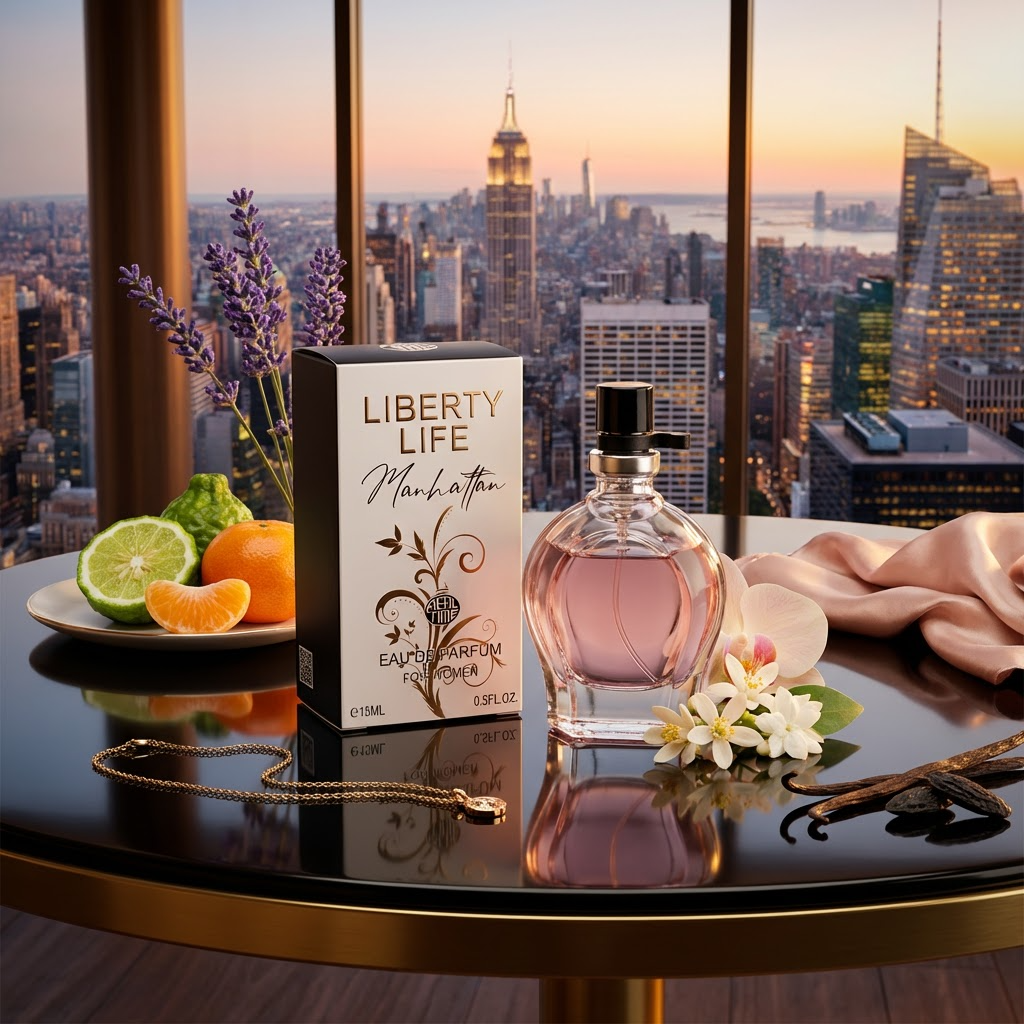 15ml EDP "LIBERTY LIFE MANHATTAN" – fás-zöld, aromás illat 1 