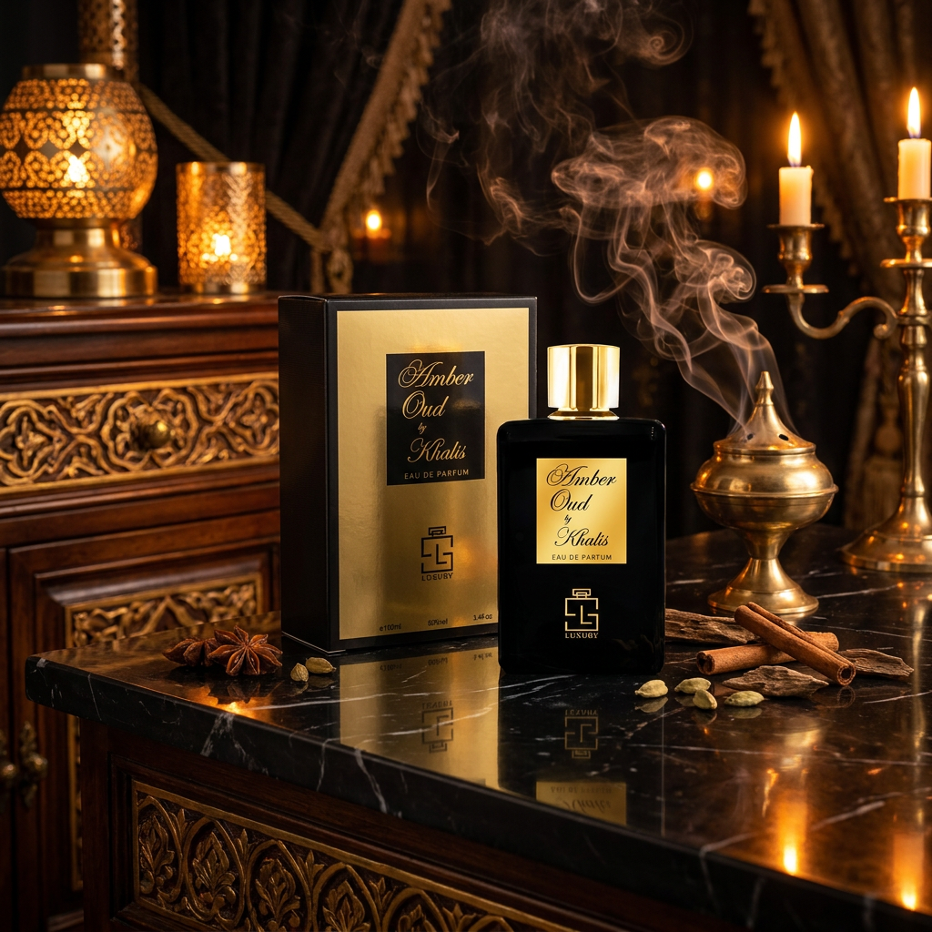 Amber Oud by Khalis Luxury Collection EDP 100 ml – fűszeres-fás uniszex illat