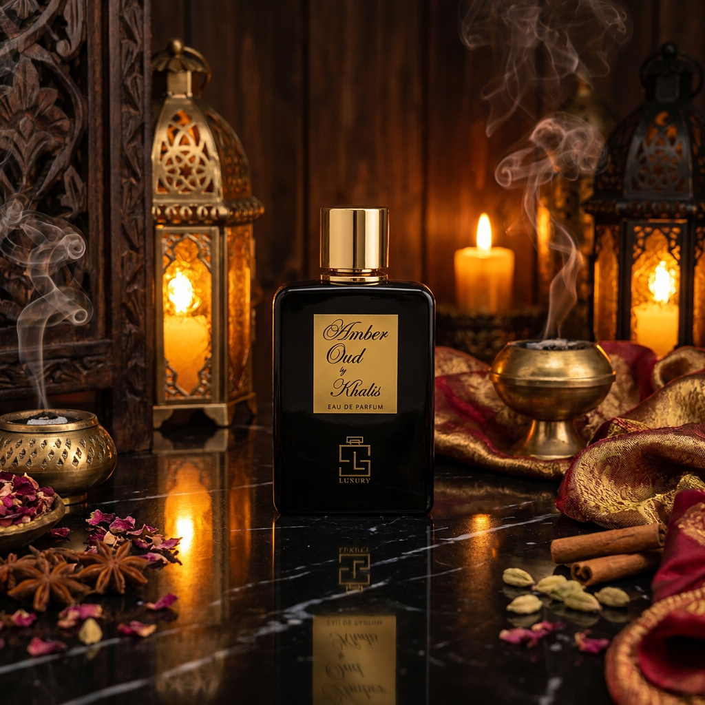 Amber Oud by Khalis Luxury Collection EDP 100 ml – fűszeres-fás uniszex illat 4 